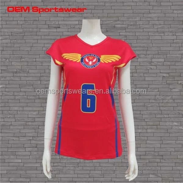Melhor projeto impresso camisas personalizadas meninas uniforme de vôlei