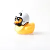 Cartoon frog duck squirt floating duck rubber bath toy with doll