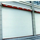 Double Layer Slat roller shutter Automatic Aluminum Rolling door Manufacturer