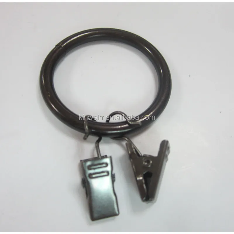 Tige Accessoires En Métal rideau anneaux avec clips pour rideaux de ... Tige Accessoires En Métal rideau anneaux avec clips pour rideaux de ...