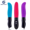 Silicone Rechargeable Vibrator Waterproof 10 Speed for Women G Spot and Clitoral Stimulator dido vibrator Sex Toy Penis for girl