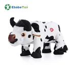 New Brazilian Electric Walking Singing Plush Cow Stuffed Animals Kids Toy Electric Stuffed Music Bull