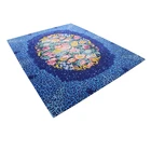 Pp Durable Hotel Room Carpet Flowers Pattern Hand Tufted Wool Carpet