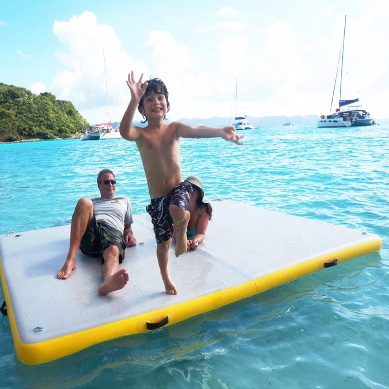 inflatable water mats