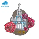 China High quality Custom Metal City Souvenir magnets fridge 3d Fridge Magnet with your logo