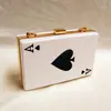 Spades & Ace Of Hearts Bag Evening Clutch Bag New Ladies Fashion Bags