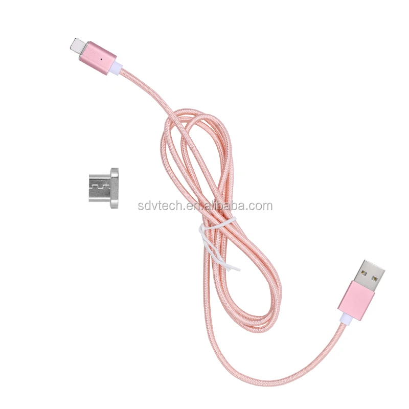 Christmas Gift Nylon Braided Led Light 2-in-1 Magnetic Charging Cable for iOS & Android - ANKUX.COM
