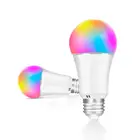 DELIXI 2 pack 7W E26 wireless remote voice control RGBW intelligent Smart wifi led light bulb for Google Home Echo alexa