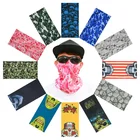 cheap custom printing multifunctional seamless head wear camo bandana scarf