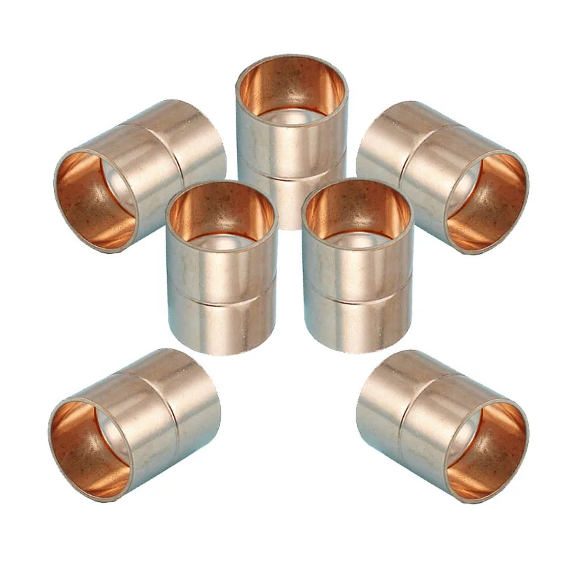 35*1.2mm HVAC Thick Equal Cooper Pipe Fitting Straight Coupling Plumbing For Air Conditioner Refrigeration,Freezer,Cooler,Parts