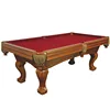 New products billiard tables snooker 8ft indoor classical wood pool table with solid wood