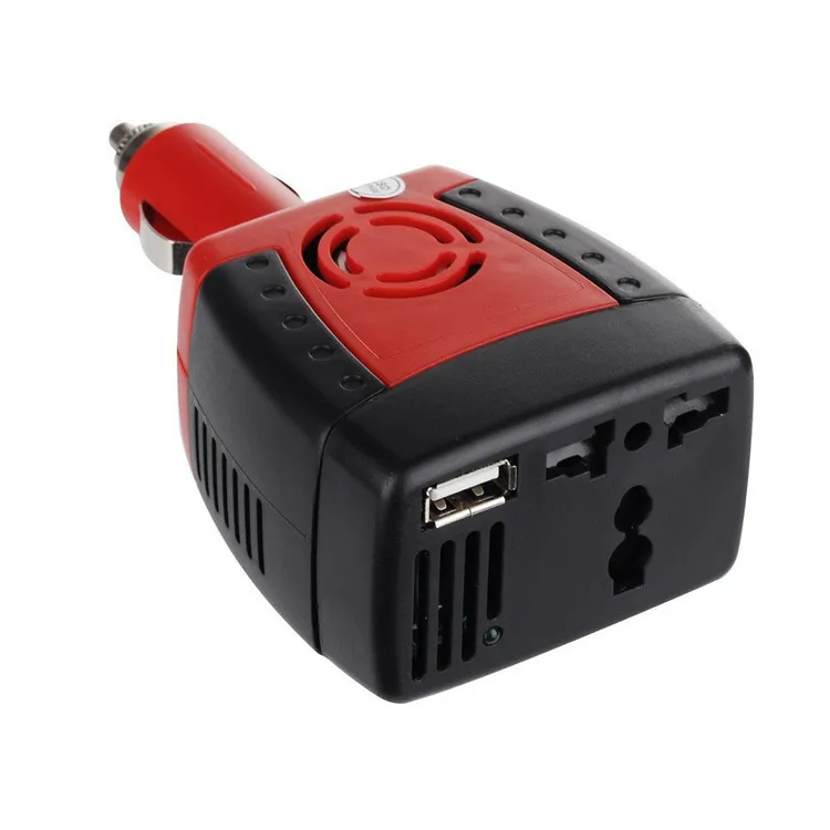 New Arrival Car Power Inverter DC 12V Input Voltage and AC 110V Output 150W Car Power Inverter Adapter with USB port