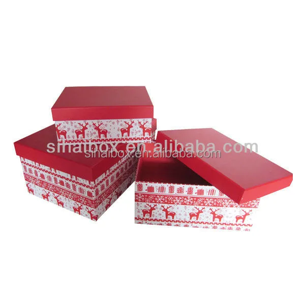 custom small paper empty gift boxes for christmas ball packaging
