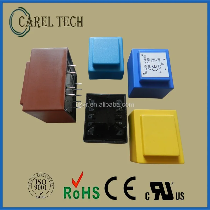 CE ROHS PCB Epoxy Resin Moulded Step Down AC Transformer 220V 230V 48V