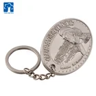 2018 3D famous person head shaped Zin alloy keychain