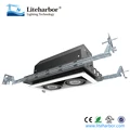 high-end residential trim or trimless rectangle box double head LED recessed downlight