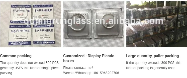 replacement watch glass crystal