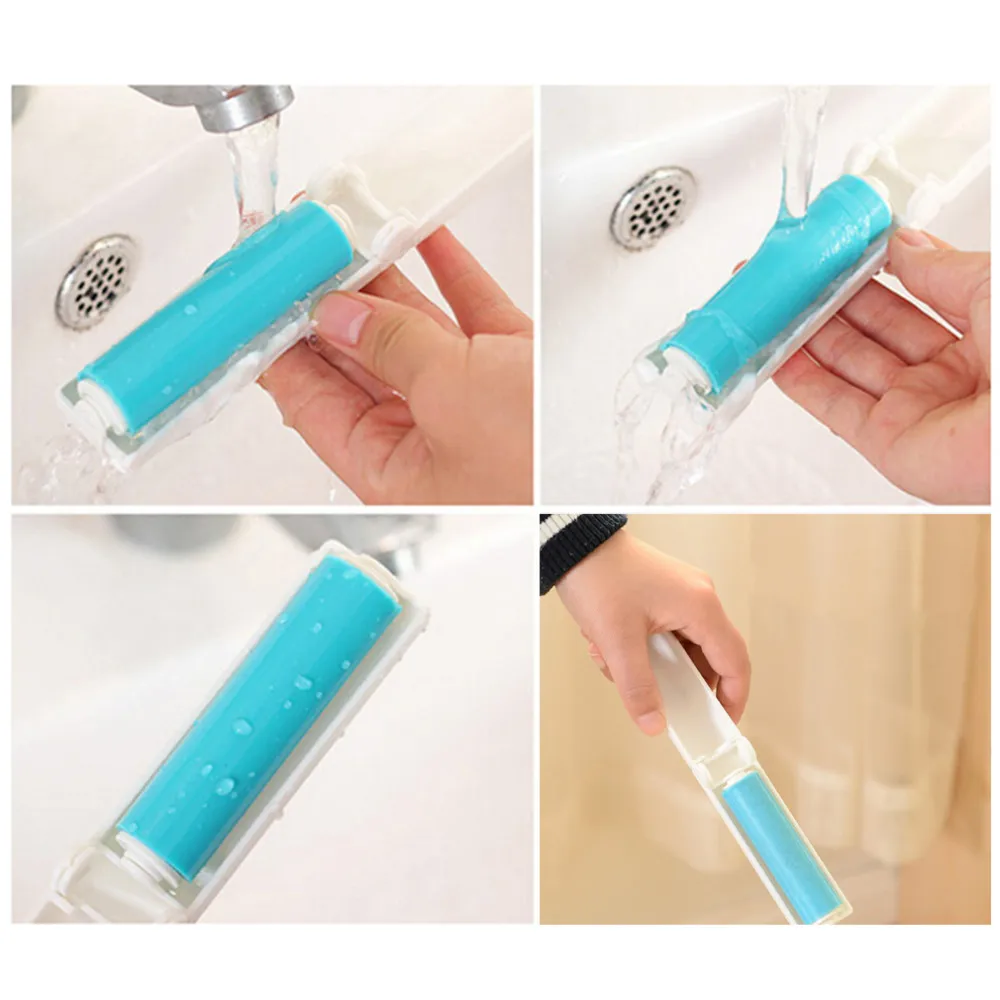 Washable sticky pet hair remover sticky clothes sticky buddy for wool dust catcher carpet sheets hair sucking sticky dust drum