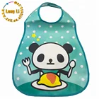 Hot sell promotion cartoon waterproof PEVA kids baby bibs