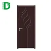 classic design PVC interior doors with frames glass inserts