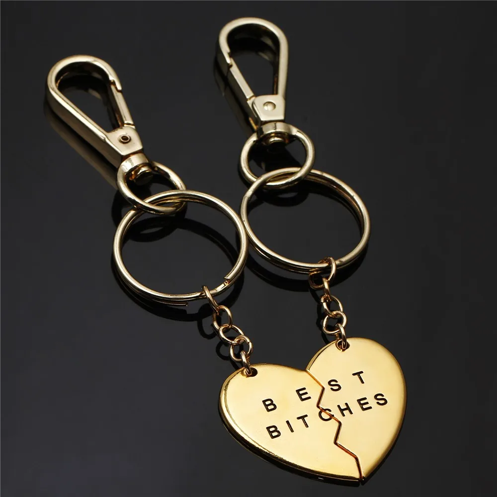 sweet love heart key ring couples romantic keychain lover gift