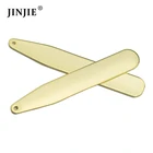 Wholesale fashion gold blank stainless steel collar stays for men