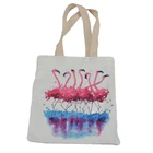 wholesale gife reusable handbag custom printed canvas tote bags