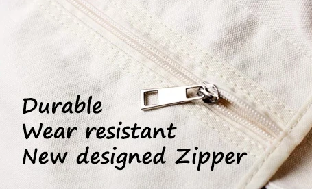 Cheap Wholesale China Dapoly custom zipper organic cotton canvas tote shopping bags