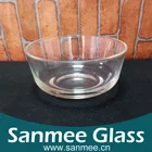 Hot Selling High Quality Big Glass Bowl Round Salad Bowl from sanmee glassware