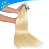 Raw straight 613 brazilian hair,613 color weave human hair sample,high quality virgin remy hair color 613 blonde hair weave
