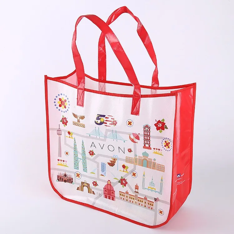 how beautiful pp lamination non woven gift tote shopping bag
