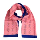 American Cancer Society No Minimum Elegant Twill All Over Custom Printed Logo Wholesale Bulk Women 100% Silk Scarves