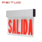 Export 6 inch high grade acrylic panel exit lamp
