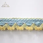 Decorative Sewing Trim Custom Cotton/Polyester Eyelet Lace Trim