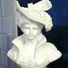 Art jade sculptures female marble busts for sale