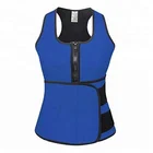 Women hot sweat body shaper slimming weight loss vest waist support