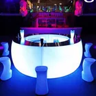Bar Bar Counter Design Glowing Bar Table/LED Bar Furniture/portable Bar Counter