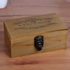 wooden box original natural wooden Making-replica multifunction foldable storage with lock box WM2025