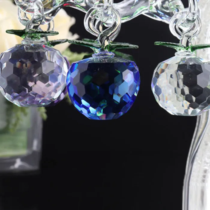 crystal apple tree fortune rich cash cow for christmas /home