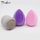 Wholesale Dual use wet and dry latex free silicone beauty makeup sponge