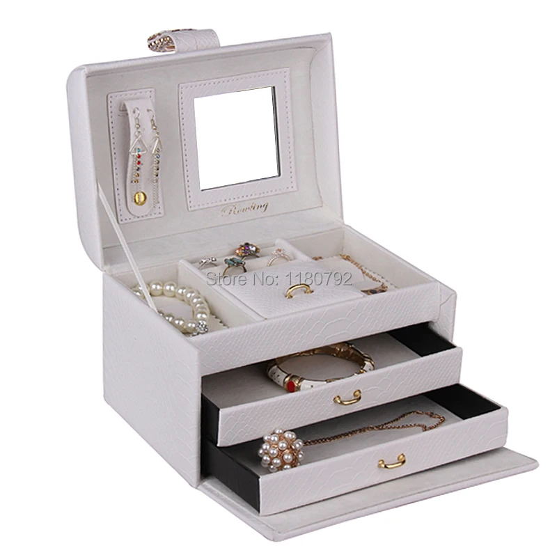 white jewelry case