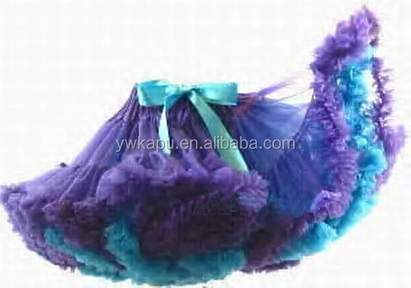 Пышные Юбки Для Девочек Pettiskirt Двухцветные