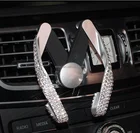Fashion M Pop Up Rhinestone Car Phone Holder