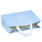 2018 Factory wholesale gift bags for package , Guangzhou custom printing private label logo paper bag for clothes
