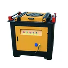 top quality 52mm cnc steel bar bender hot sale 4kw rebar bender with brake motor durable steel bar bending machine