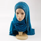 Wholesale headscarf 31 colors in stock arab cotton hijab scarf muslim jersey hijab
