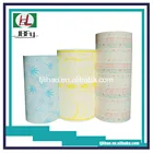 Custom printed breathable polyethylene film in roll