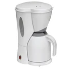 Reliable and Good 1.0 liter white European drip coffee machine with double wall thermal carafe made in China
