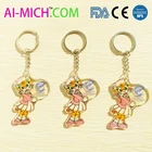 2018 hot sale OEM design custom clear acrylic keychain