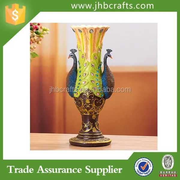 new product peacock china flower vase